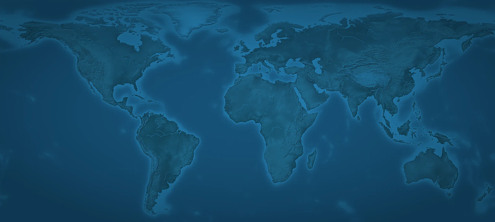 Mapa físico mundial con relieve y contornos reales